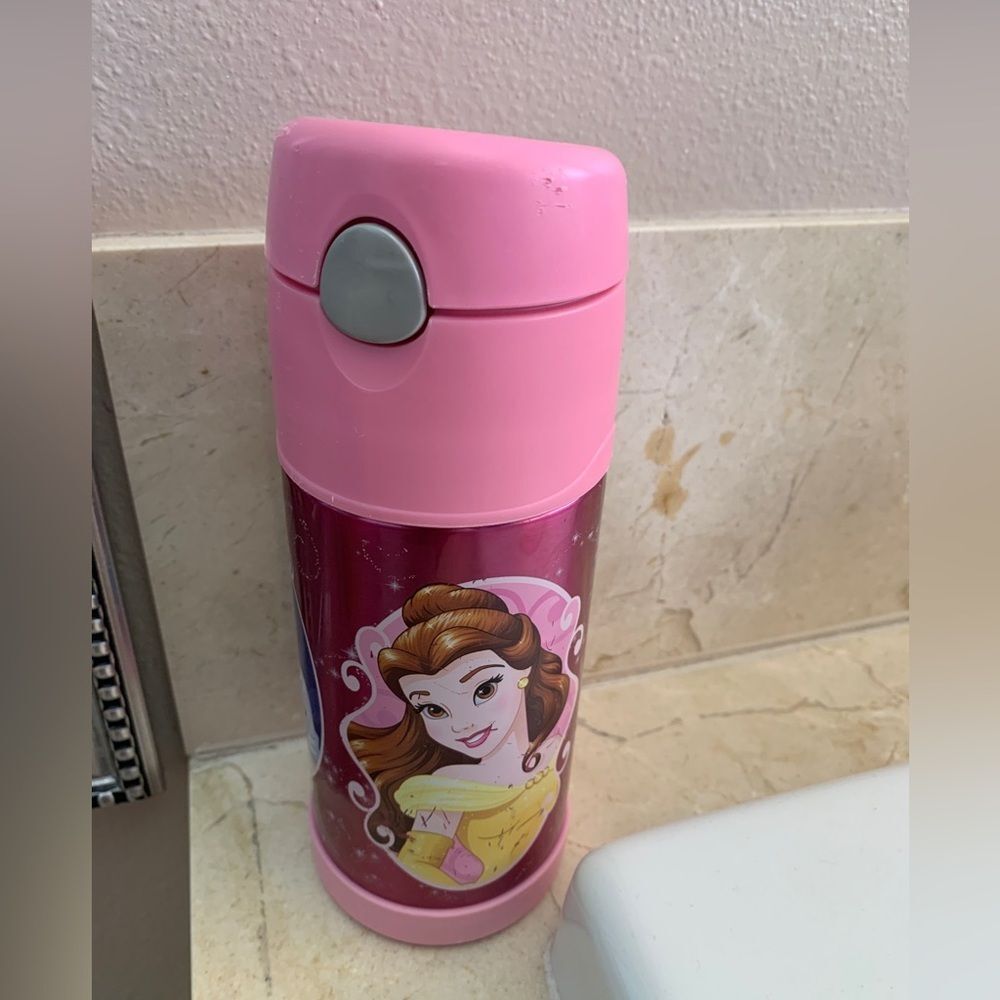 [Thermos]  Disney Princess Stainless Steel Water Bottle